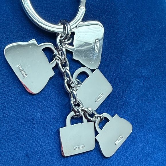 Coach Multicolor Bag Charm Keychain - Picture 6 of 6